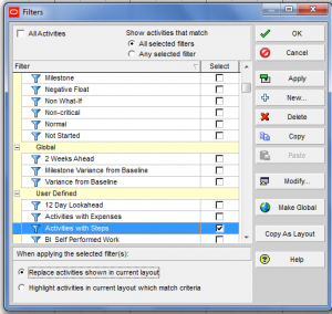 Export Filters with Layouts_Step 1